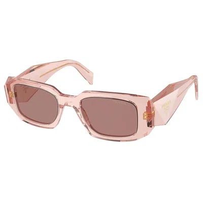 PRADA PR 17WS 19Q10D 49MM WOMENS RECTANGLE SUNGLASSES