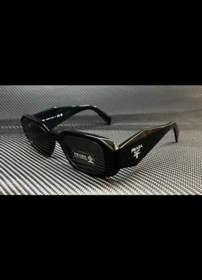 Pre-owned Prada Pr 17ws 1ab5so Black Grey Women's 49mm Sunglasses In Gray