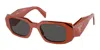 Prada Rectangle-frame Sunglasses In Brown