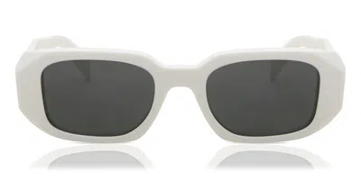 Prada Pr 17ws Symbole 1425s0 Occhiali Da Sole Bianchi Per Donna In White
