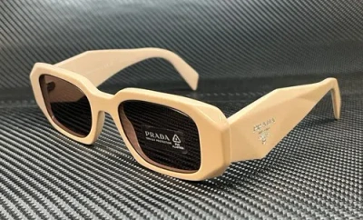 Pre-owned Prada Pr 17ws Vyj6x1 Pink Brown Women's 49 Mm Sunglasses