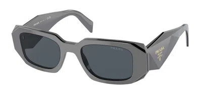 Prada Pr 17wsf Asian Fit 11n09t Women's Sunglasses Grey Size 51 In Gray
