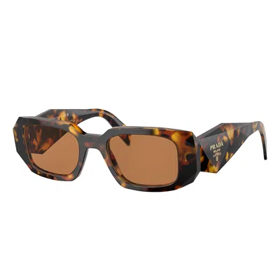 Prada Woman Sunglass Pr 17ws In Dark Brown
