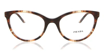 Prada Pr 17wv 07r1o1 Women's Glasses Tortoiseshell Size 51 - Free Lenses - Blue Light Block Available In Brown