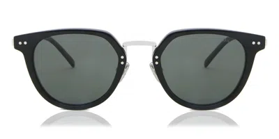 Prada Pr 17ys Polarized 1ab03r Men's Sunglasses Black Size 49 In Gray