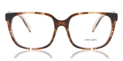 Prada Pr 17zvf Asian Fit Women's Glasses, Tortoiseshell, Size 55 In Brown