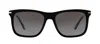 Prada 56mm Gradient Polarized Rectangular Sunglasses In Multi
