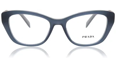 Prada Pr 19wv 07q1o1 Occhiali Da Vista Blu Per Donna (solo Montatura) In Blue
