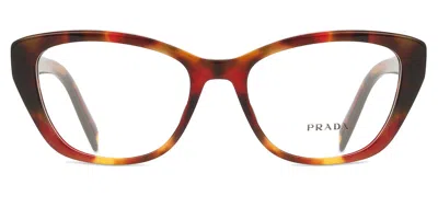 Prada Pr 19wv Women's Glasses, Tortoiseshell, Size 51 In Brown