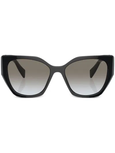 Prada Pr 19zs Overvsize Frame Sunglasses In Black