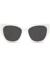 Prada Pr 19zs Overvsize Frame Sunglasses In White