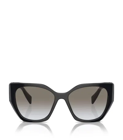 Prada Pr 19zs Overvsize Frame Sunglasses In Black