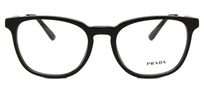 Prada Pr 19zv 1ab1o1 Men's Glasses Black Size 53 - Free Lenses - Blue Light Block Available