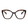 Prada Demo Butterfly Ladies Eyeglasses Pr 20zv 14l1o1 52 In White