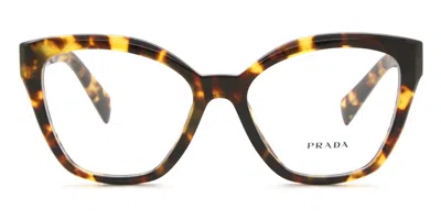 Prada Pr 20zv Women's Glasses, Tortoiseshell, Size 52 In Brown