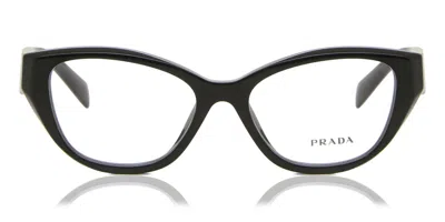 Prada Pr 21zv Women's Glasses, Black, Size 53