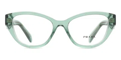 Prada Pr 21zv Women's Glasses, Green, Size 53