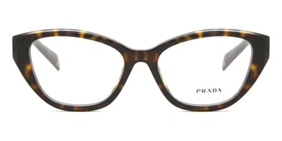 Prada Pr 21zv Women's Glasses, Tortoiseshell, Size 51 In Brown