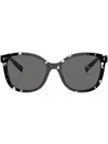 Prada Woman Sunglass Pr 22zs In Black