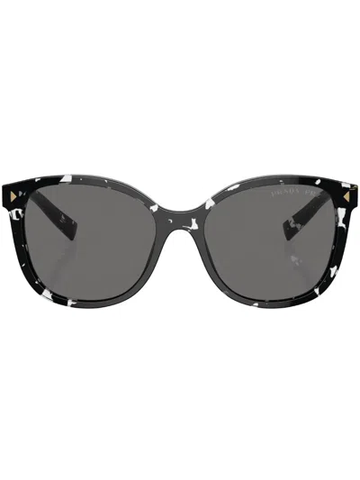 Prada Woman Sunglass Pr 22zs In Black
