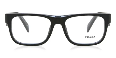 Prada Pr 22zv Men's Glasses, Black, Size 55