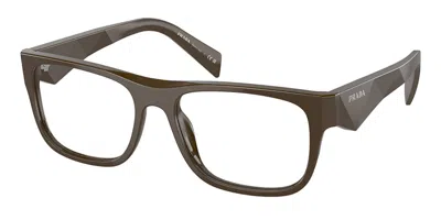 Prada Pr 22zv Men's Glasses, Brown, Size 53