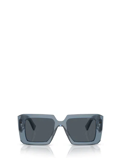 Prada Womens Grey Pr 23ys Square-frame Acetate Sunglasses