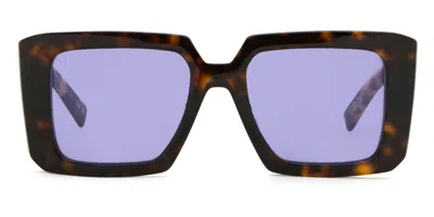 Prada Pr 23ysf Asian Fit 2au05q Women's Sunglasses Tortoiseshell Size 52 In Brown
