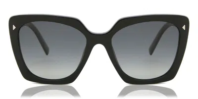 Prada Pr 23zs Polarized 1ab5w1 Women's Sunglasses Black Size 54