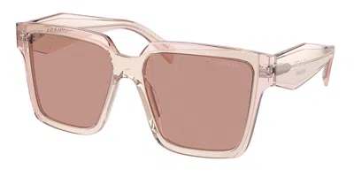 Prada Pr 24zs 13i08m Women's Sunglasses Pink Size 56