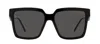 Prada Womens Black Pr 24zs Square-frame Acetate Sunglasses In Multi