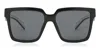 Prada Square Sunglasses, 56mm In Black