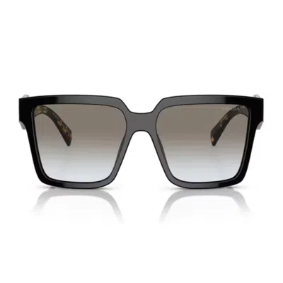 Prada Pr 24zs Oversized Square Sunglasses In Black