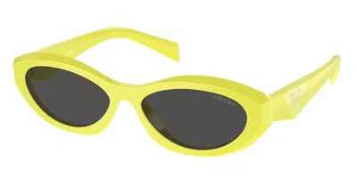 Prada Pr 26zs 13l08z Women's Sunglasses Yellow Size 55