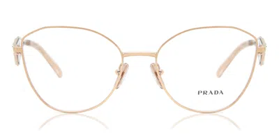 Prada Pr 52zv Women's Glasses, Rose-gold, Size 55