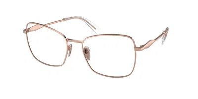 Prada Pr 53zv Women's Glasses, Rose-gold, Size 54