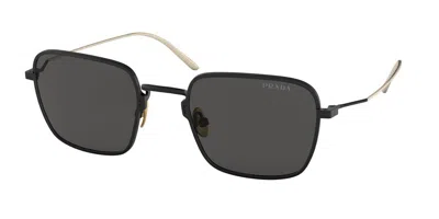 Prada Pr 54ws 04q5s0 Occhiali Da Sole Neri Per Donna In Black