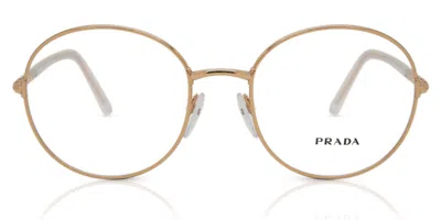 Prada Pr 55wv Svf1o1 Occhiali Da Vista Rose-oro Per Donna (solo Montatura) In Gold