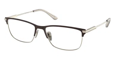 Prada Pr 55zv 02q1o1 Men's Glasses Brown Size 55 - Free Lenses - Blue Light Block Available In Black