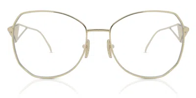 Prada Pr 57ys /v Zvn08n Women's Glasses Gold Size 57 - Free Lenses - Blue Light Block Available In Pale Gold