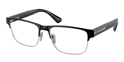 Prada Pr 57zv Men's Glasses, Black, Size 56 In Multi