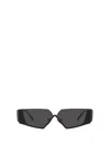 Prada Rectangular Sunglasses In Black