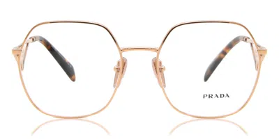 Prada Pr 59zv Women's Glasses, Rose-gold, Size 54