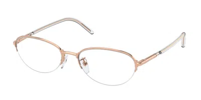 Prada Pr 61yvd Asian Fit Women's Glasses, Rose-gold, Size 53