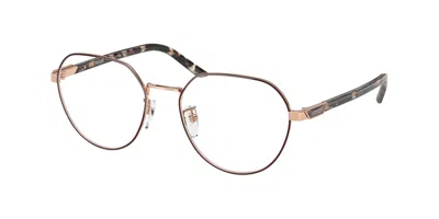 Prada Pr 62yvd Asian Fit Women's Glasses, Brown, Size 53 In Pink