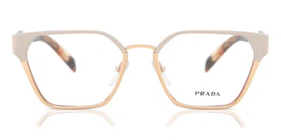 Prada Pr 63wv 05l1o1 Women's Glasses Pink Size 53 - Free Lenses - Blue Light Block Available In Gold