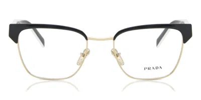 Prada Pr 65yv 18a1o1 Women's Glasses Gold Size 53 - Free Lenses - Blue Light Block Available In Multi