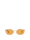 Prada Round-frame Tinted Sunglasses In Multi