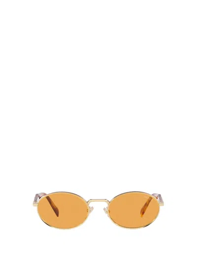 Prada Pr 65zs Pale Gold Sunglasses