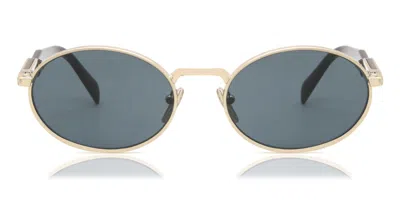 Prada Pr 65zs Zvn09t Women's Sunglasses Gold Size 55